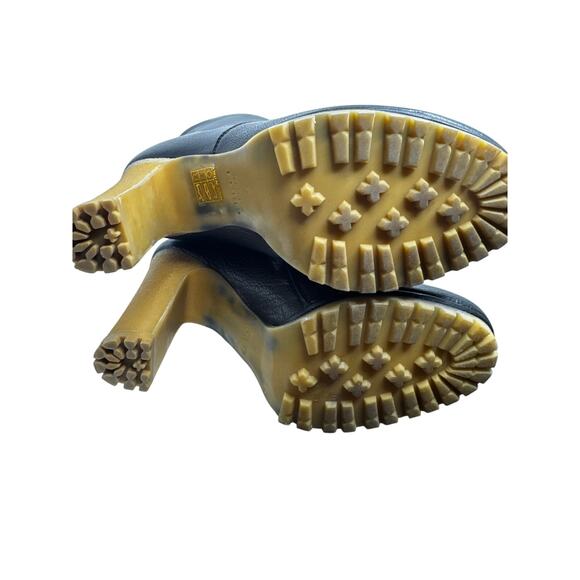 Gucci Black Leather Edith Tall Knee High Boots Size 36 Block Heel Platform Boot - Picture 4 of 13